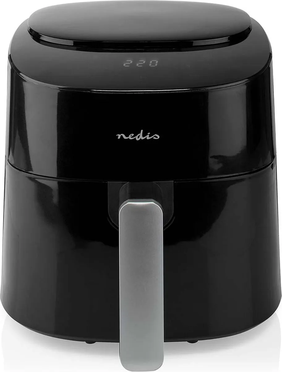 Nedis Airfryer XL 4,2L - 8 Programma's - 1300W - Zwart