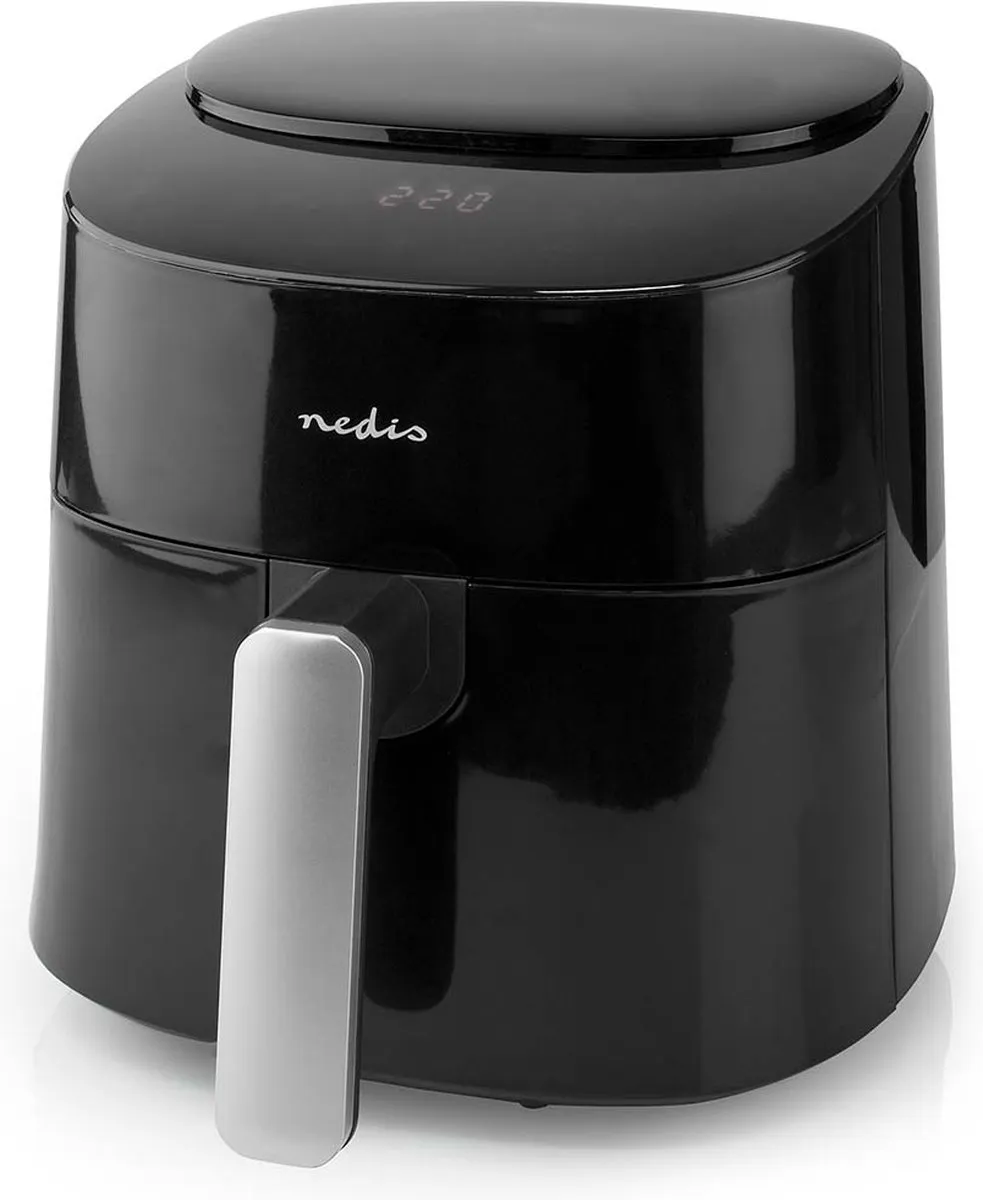 Nedis Airfryer XL 4,2L - 8 Programma's - 1300W - Zwart
