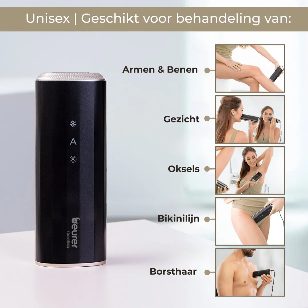 Beurer IPL 7800 Cool Pro Ontharingsapparaat - 1.000.000 Lichtimpulsen - Zwart