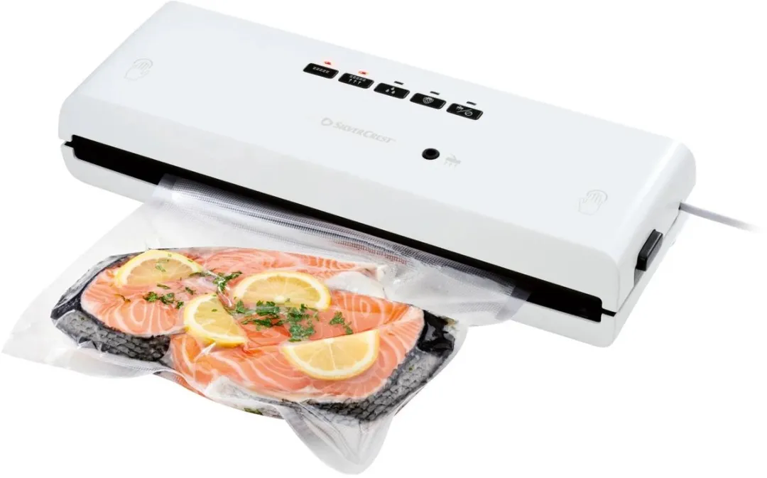 SILVERCREST Vacuümverpakker 125W - Wit - 3m Folie & 3 Adapters