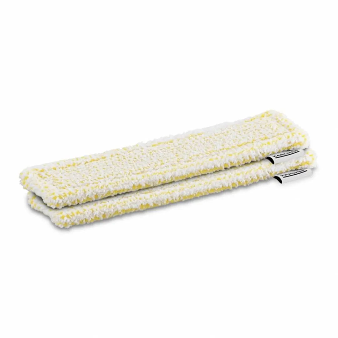 Kärcher Microvezeldoek Window Vac 2.633-130.0 - 2 Stuks - Lichtgeel/Wit