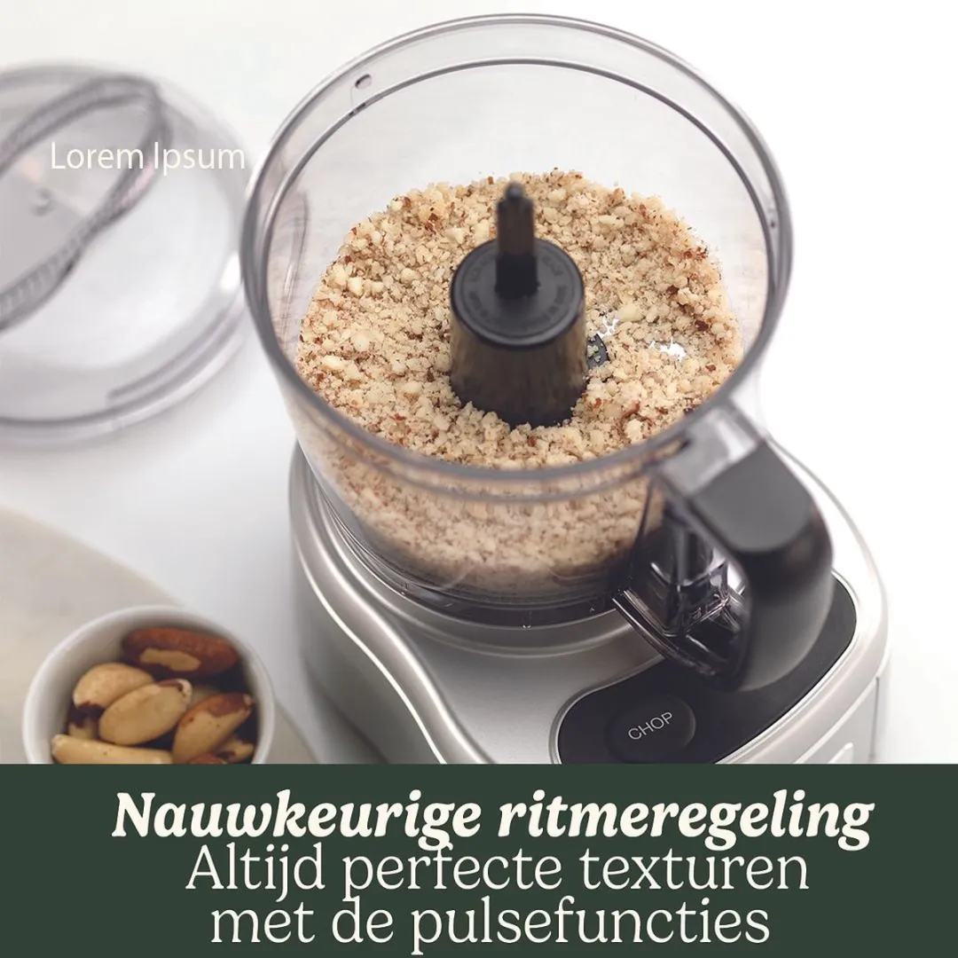 Cuisinart Mini Prep Pro Keukenmachine 250W - 900ml - Zilver