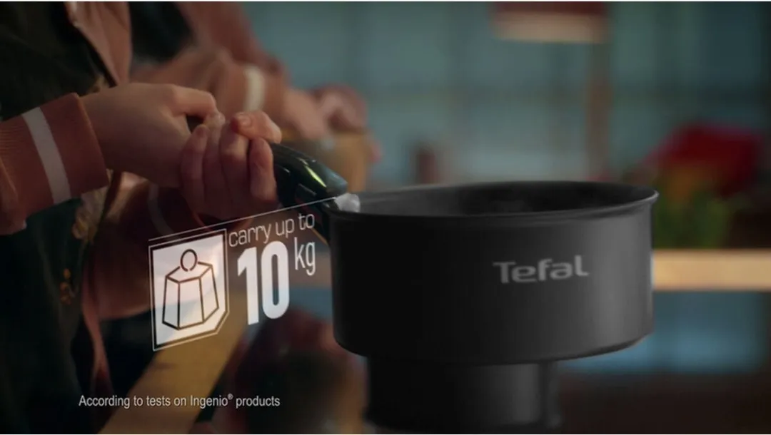 Tefal Ingenio L9863202 Afneembaar Handvat - Metaal/Zwart