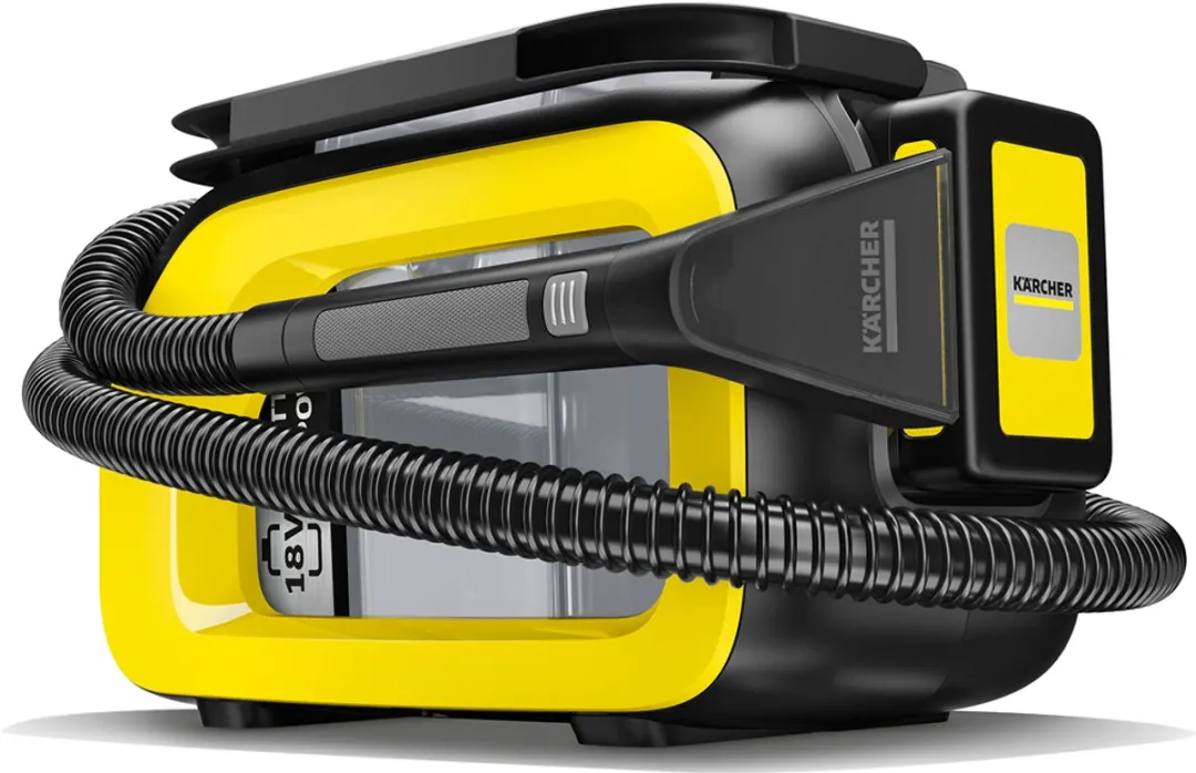 Kärcher SE 3-18 Compact Battery Set Tapijtreiniger - 184W - 2,9L - Zwart/Geel