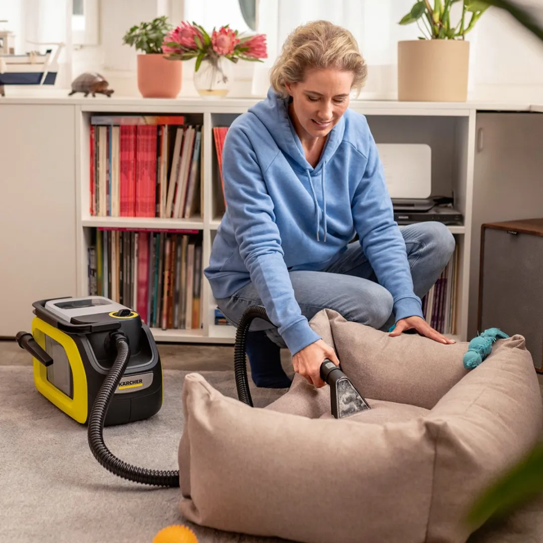 Kärcher SE 3-18 Compact Battery Set Tapijtreiniger - 184W - 2,9L - Zwart/Geel - afbeelding 6 van 6