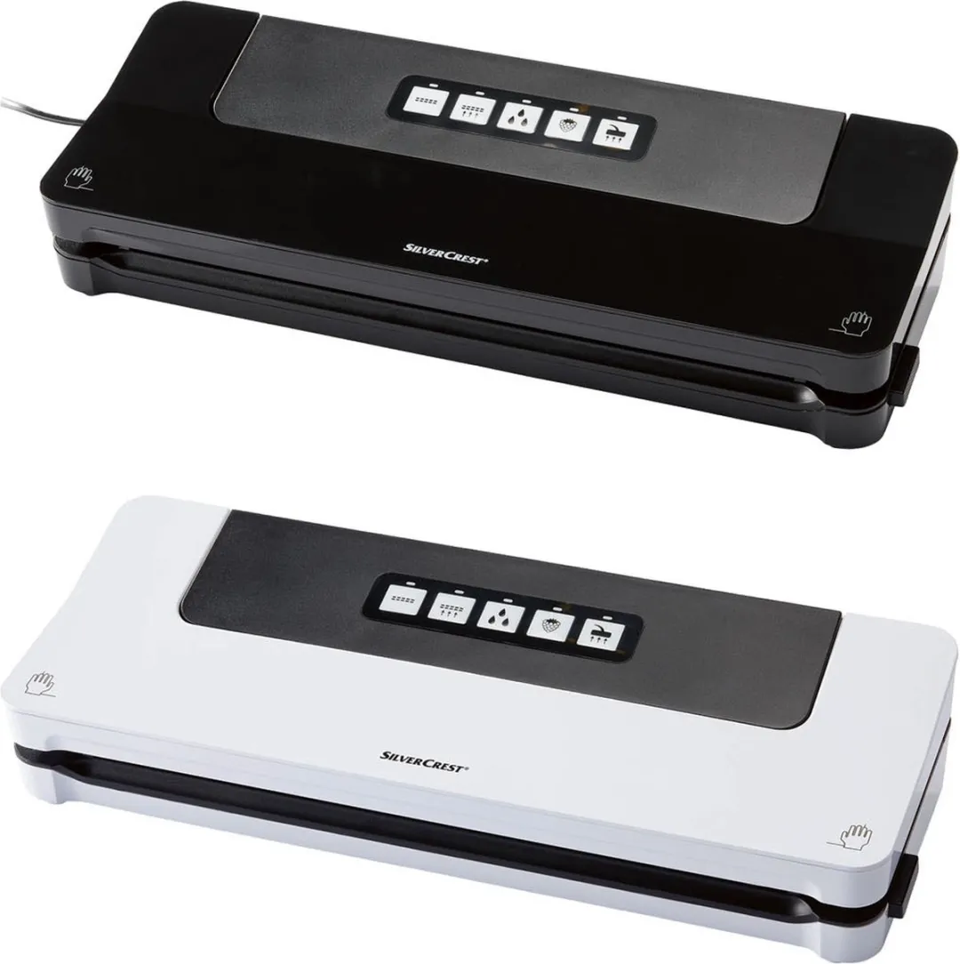 Silvercrest Vacuümverpakker 125W - Wit - 3m Folie & 3 Adapters
