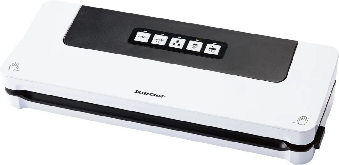 Silvercrest Vacuümverpakker 125W - Wit - 3m Folie & 3 Adapters