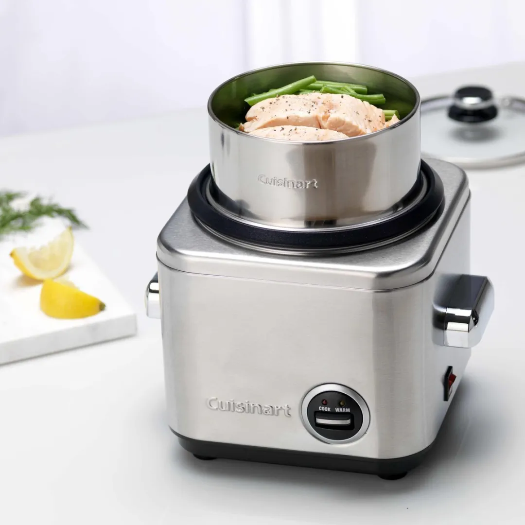 Cuisinart CRC400E Rijstkoker & Stoomapparaat 1L - 6 Personen - Zwart