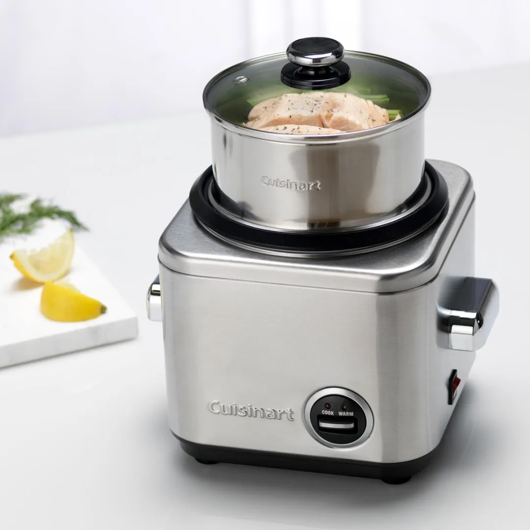 Cuisinart CRC400E Rijstkoker & Stoomapparaat 1L - 6 Personen - Zwart