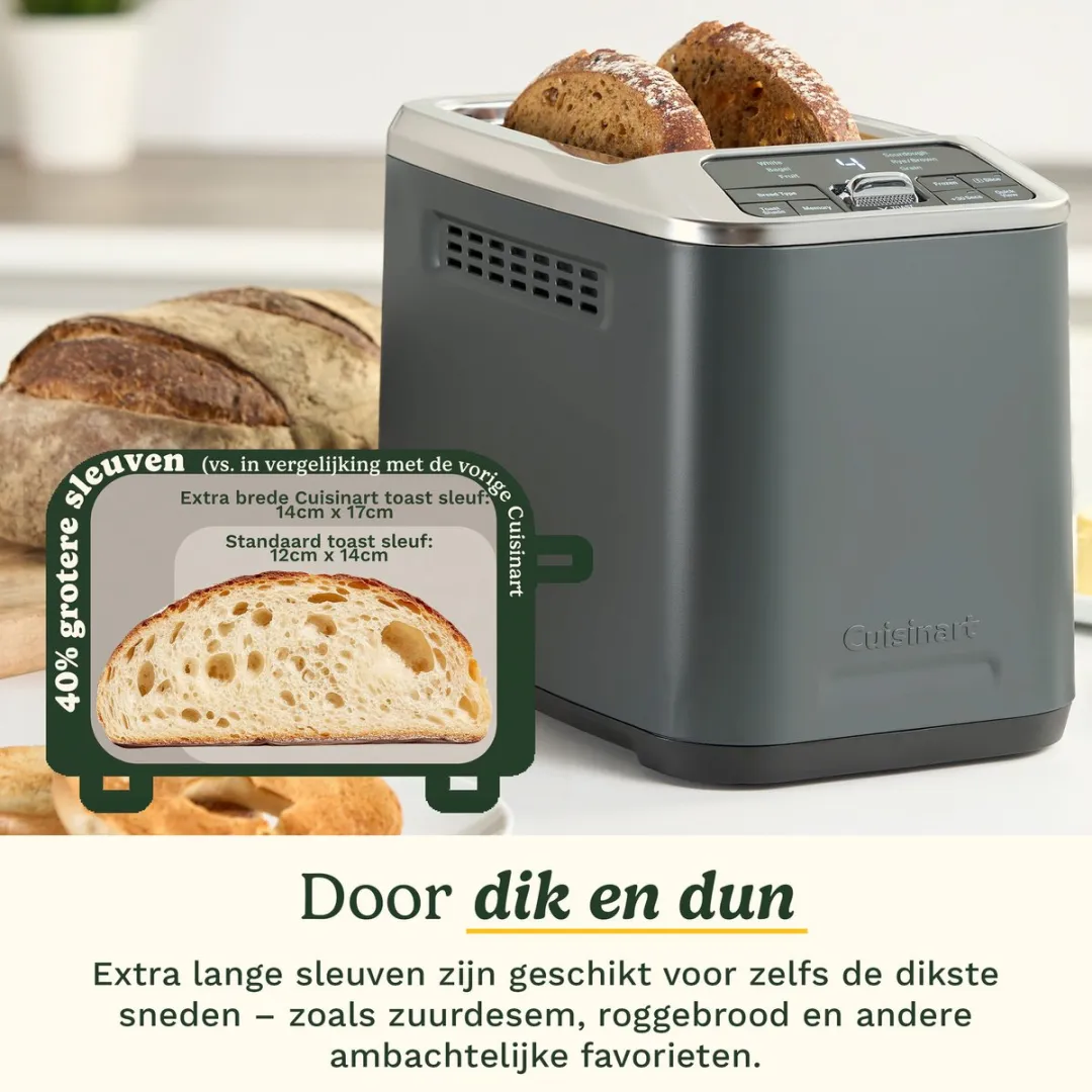 Cuisinart SmartElite CPT525DE Broodrooster 4 Sneetjes - Denim