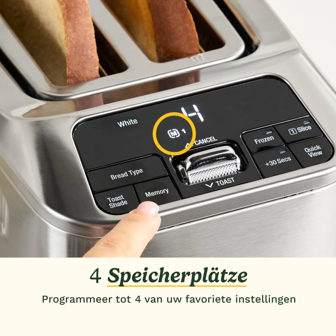 Cuisinart SmartElite CPT525DE Broodrooster 4 Sneetjes - Denim