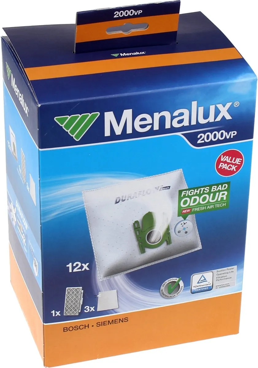 Electrolux Stofzuigerzak Menalux 9001671669 - 20 Stuks