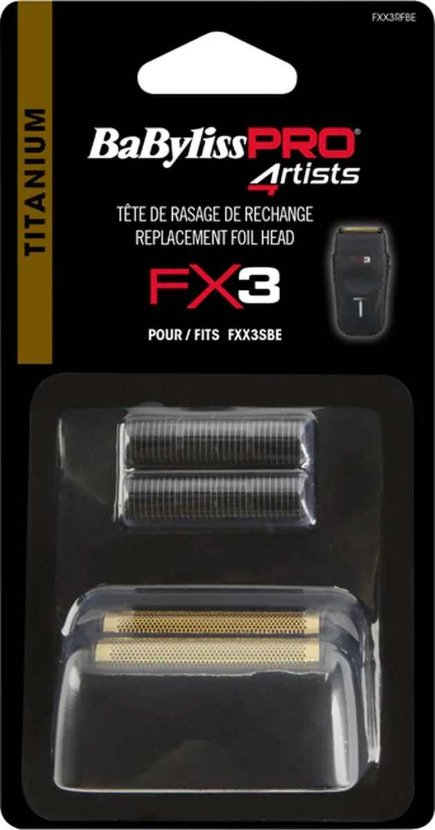 BaBylissPRO 4Artists FX3 Scheerkop Double Foil - FXX3RFBE