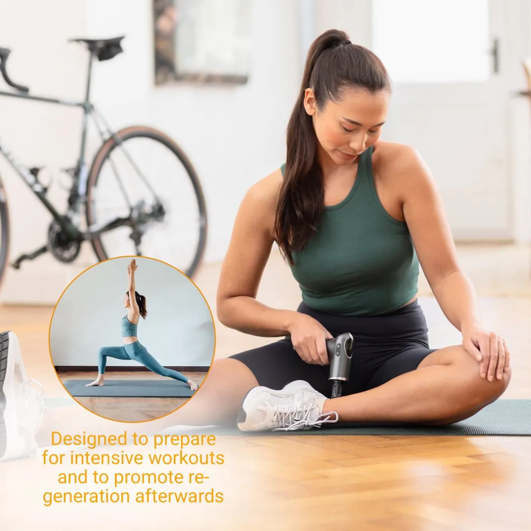 Medisana MG 560 Massagepistool - 3 Warmtestanden - Zwart