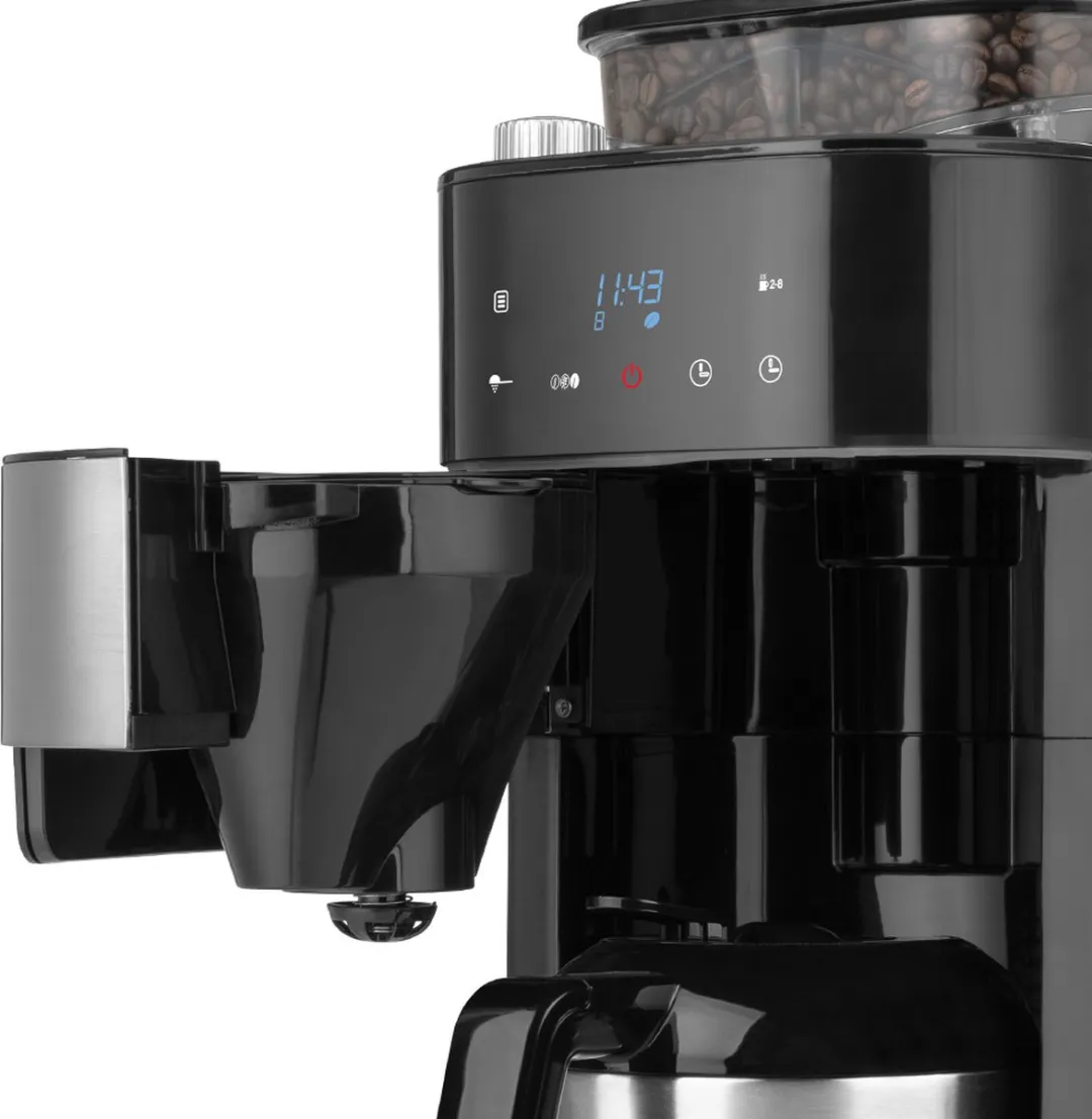 Gastroback 42711S Grind & Brew Pro - 900W - 1L - 8 Kopjes - Zwart/RVS
