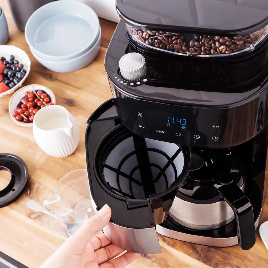 Gastroback 42711S Grind & Brew Pro - 900W - 1L - 8 Kopjes - Zwart/RVS