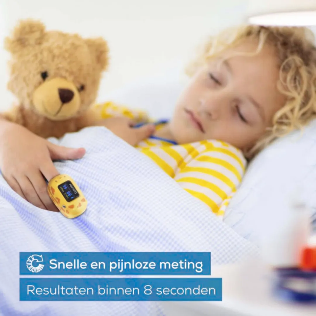 Beurer PO 13 Kids Pulsoximeter - Geel