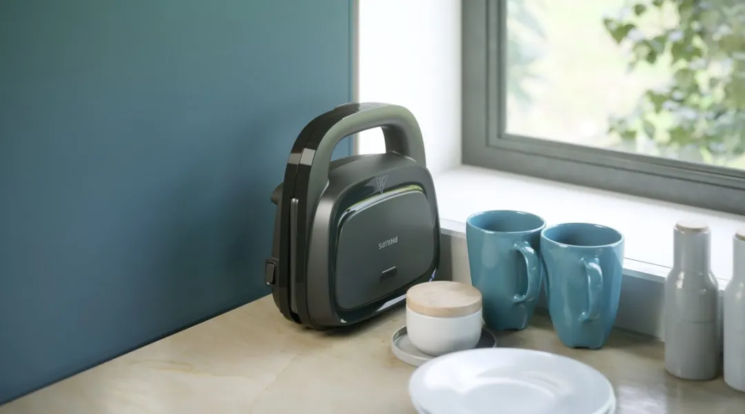 Philips 3000 Series HD2330/90 Tosti-ijzer 750W - Zwart - afbeelding 6 van 6