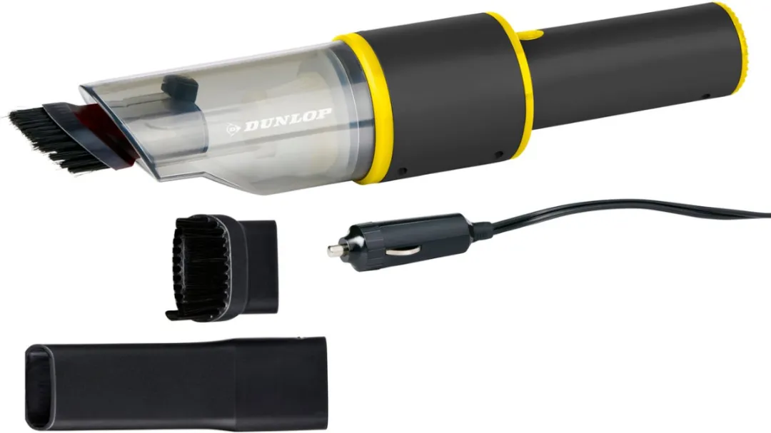 Dunlop Auto Stofzuiger MEDUCA3710/006 12V - 3000Pa - Zwart/Geel