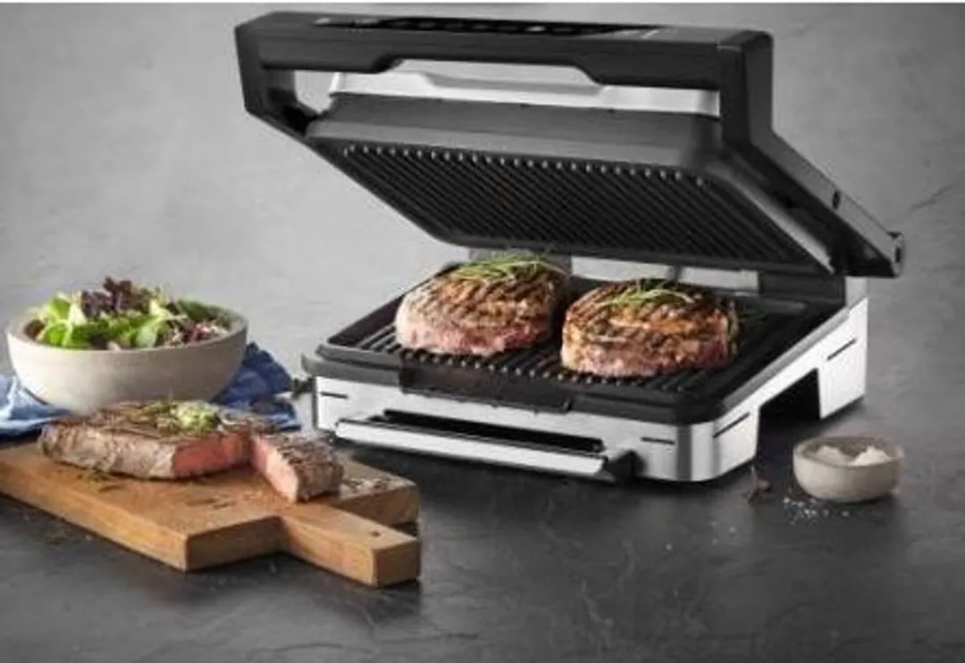 WMF Vleesgrill 2000W - 2 Platen - RVS