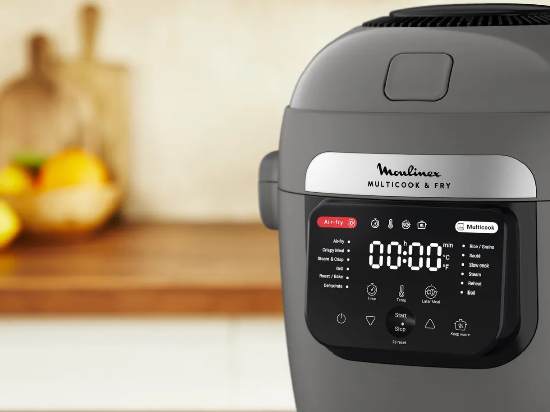 Moulinex Multicook & Fry MZ730BF0 Multicooker - 1200W - Grijs