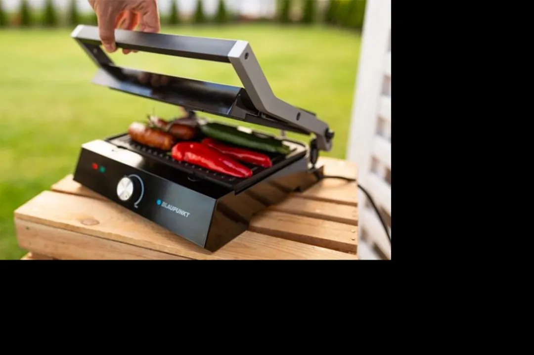 Blaupunkt GRS501 Contactgrill 2000W - Zwart/Zilver - afbeelding 5 van 6