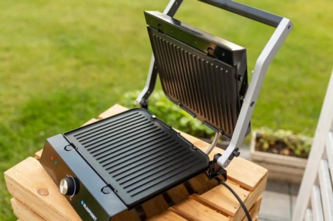 Blaupunkt GRS501 Contactgrill 2000W - Zwart/Zilver - afbeelding 4 van 6