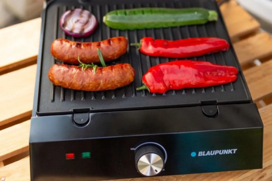 Blaupunkt GRS501 Contactgrill 2000W - Zwart/Zilver - afbeelding 3 van 6