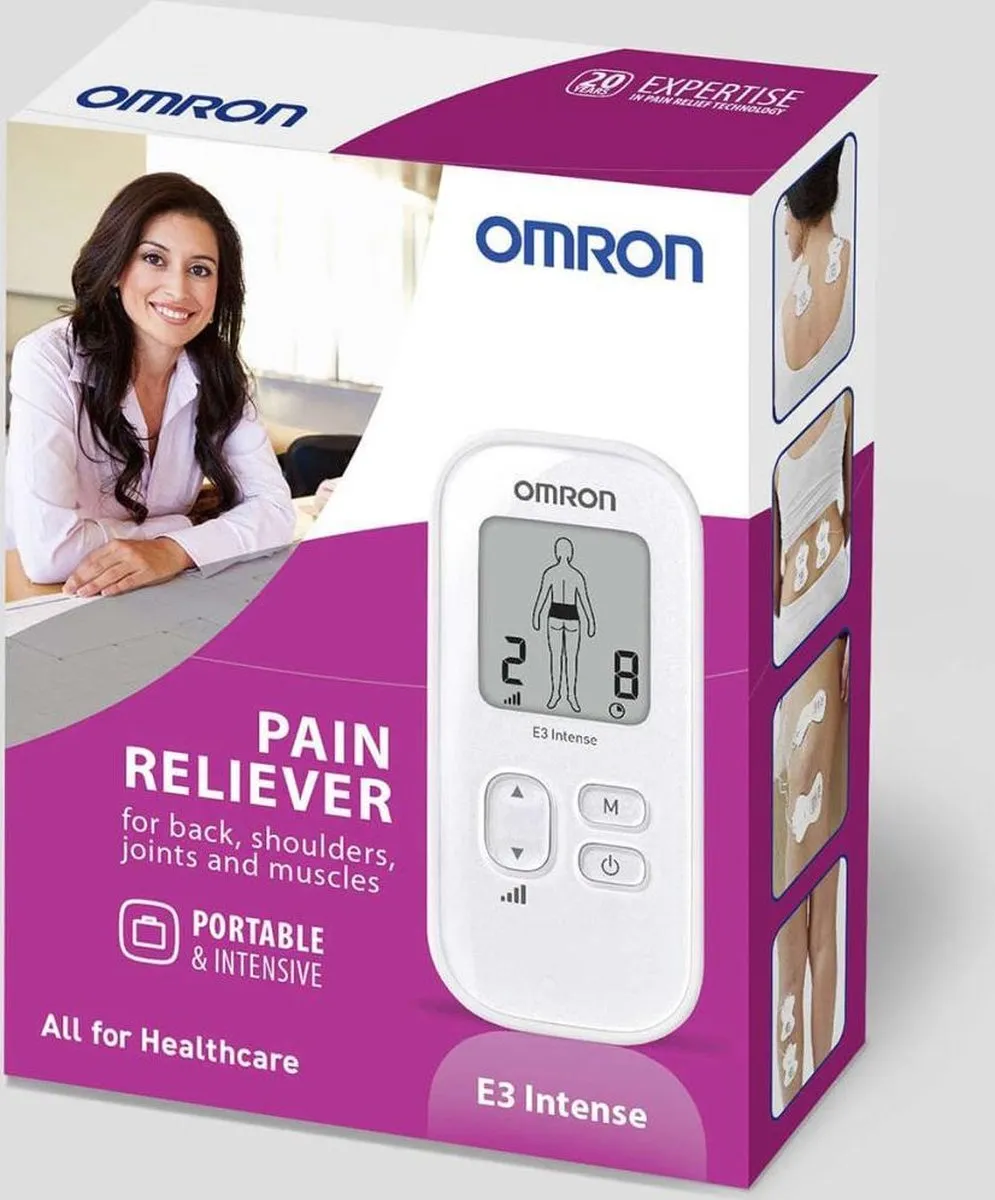 Omron TENS E3 HV-F021-EW Pijnverlichtingsapparaat - Wit