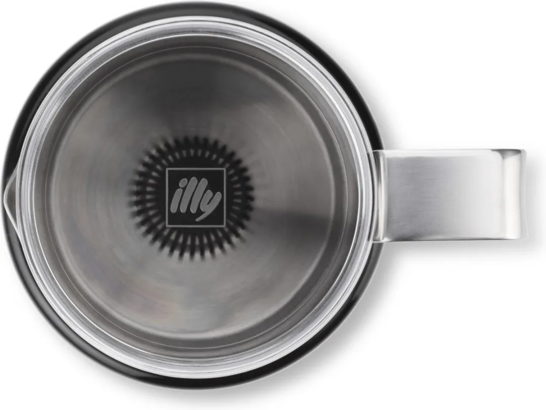 illy Melkschuimer 250ml - 650W - Zwart/RVS