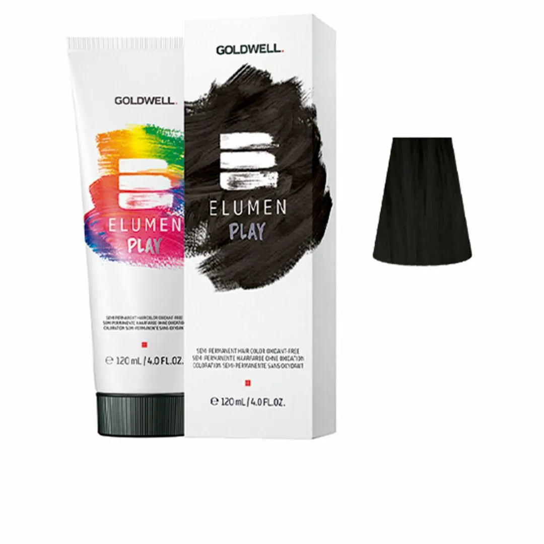 Goldwell Elumen Play Black 120ml Semi-Permanente Kleur