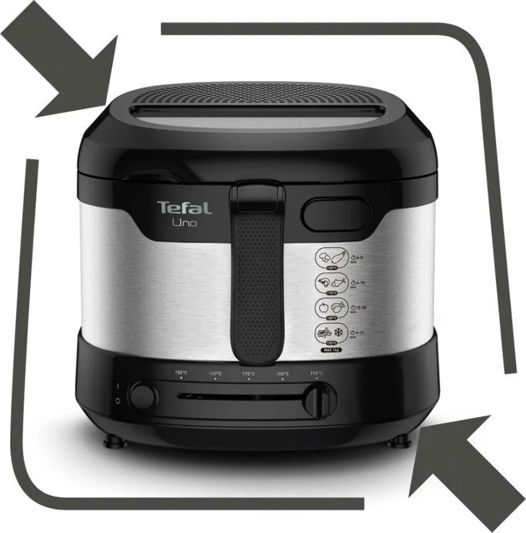 Tefal Uno FF215D Frituurpan 1600W 1.8L - Zwart