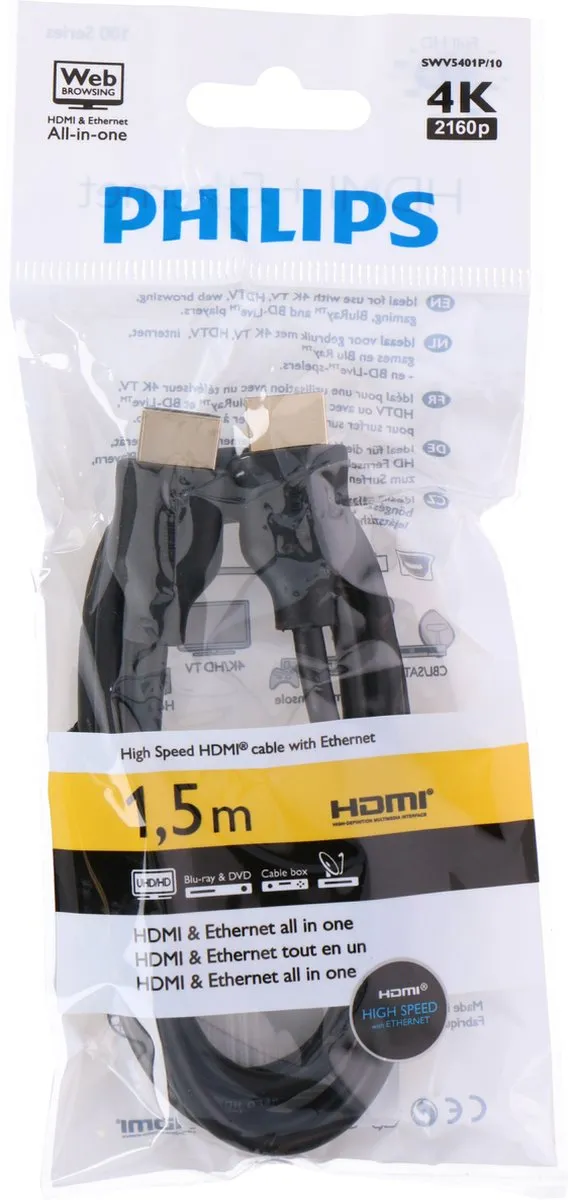 Philips HDMI Kabel SWV5401P/10