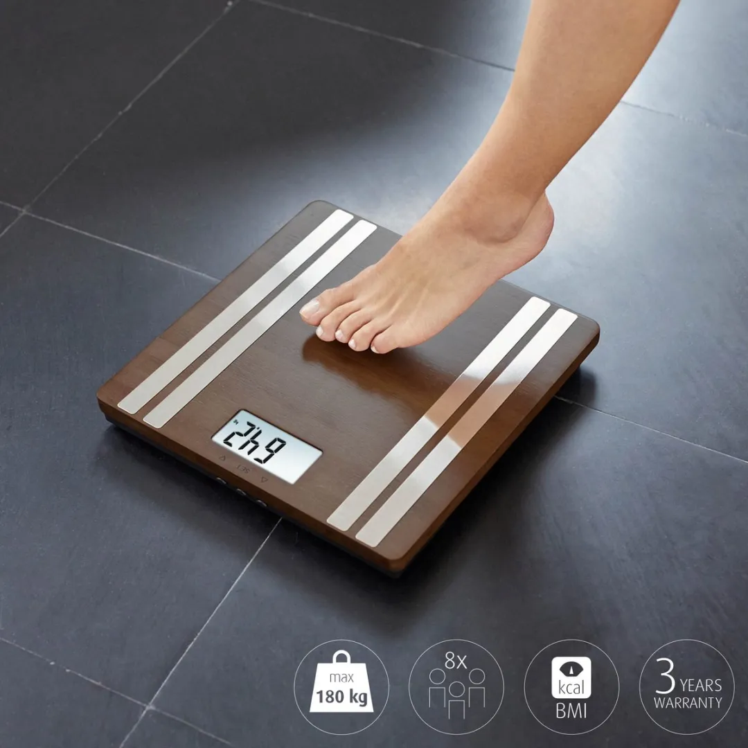 Medisana BS 552 Connect Lichaamsanalyse Weegschaal - 180 kg - Bamboe