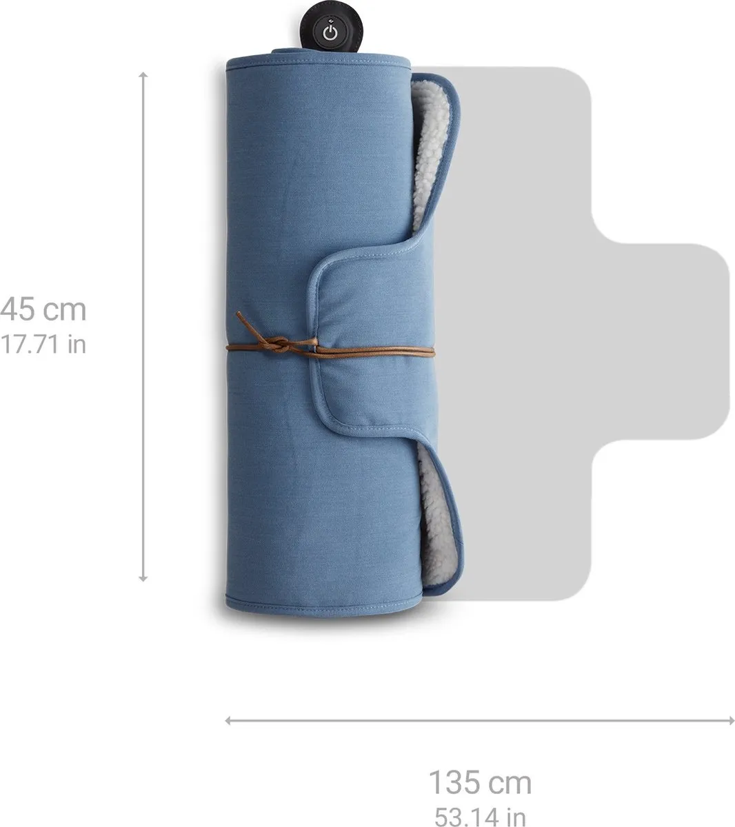 Medisana OL 850 Outdoor Warmtedeken - 10W - Blauw