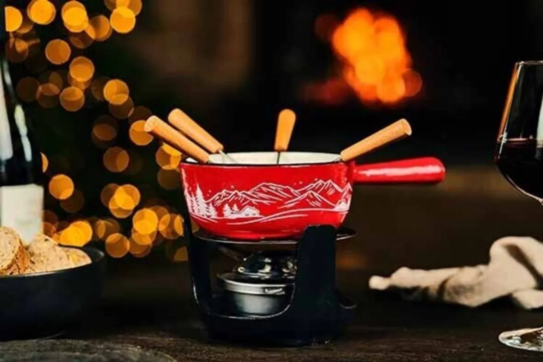 Cosy&Trendy Aspen Fondueset - Rood - 4 Personen