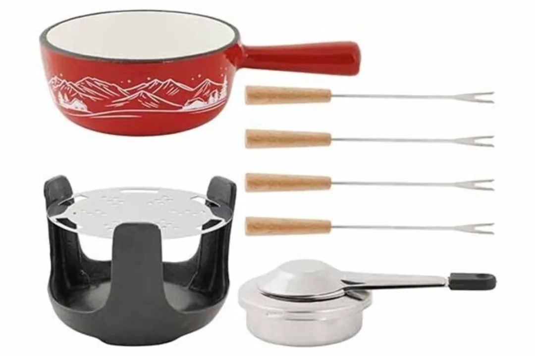 Cosy&Trendy Aspen Fondueset - Rood - 4 Personen - afbeelding 6 van 6