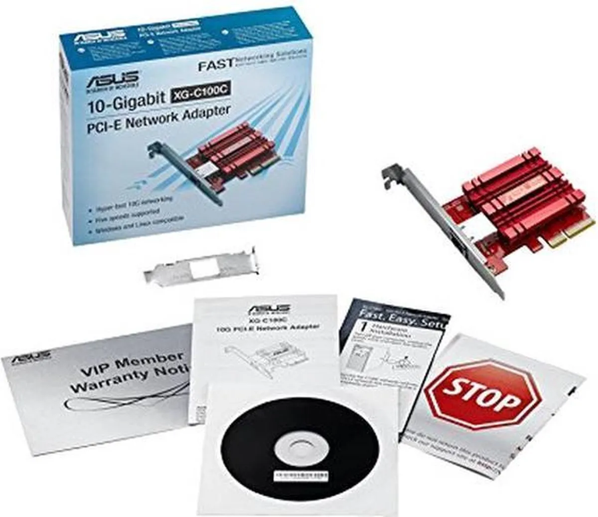 ASUS XG-C100C PCI Express Netwerkkaart