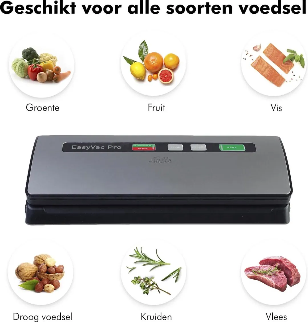 Solis Vac Pro 569 Vacuümrolmachine - Grijs