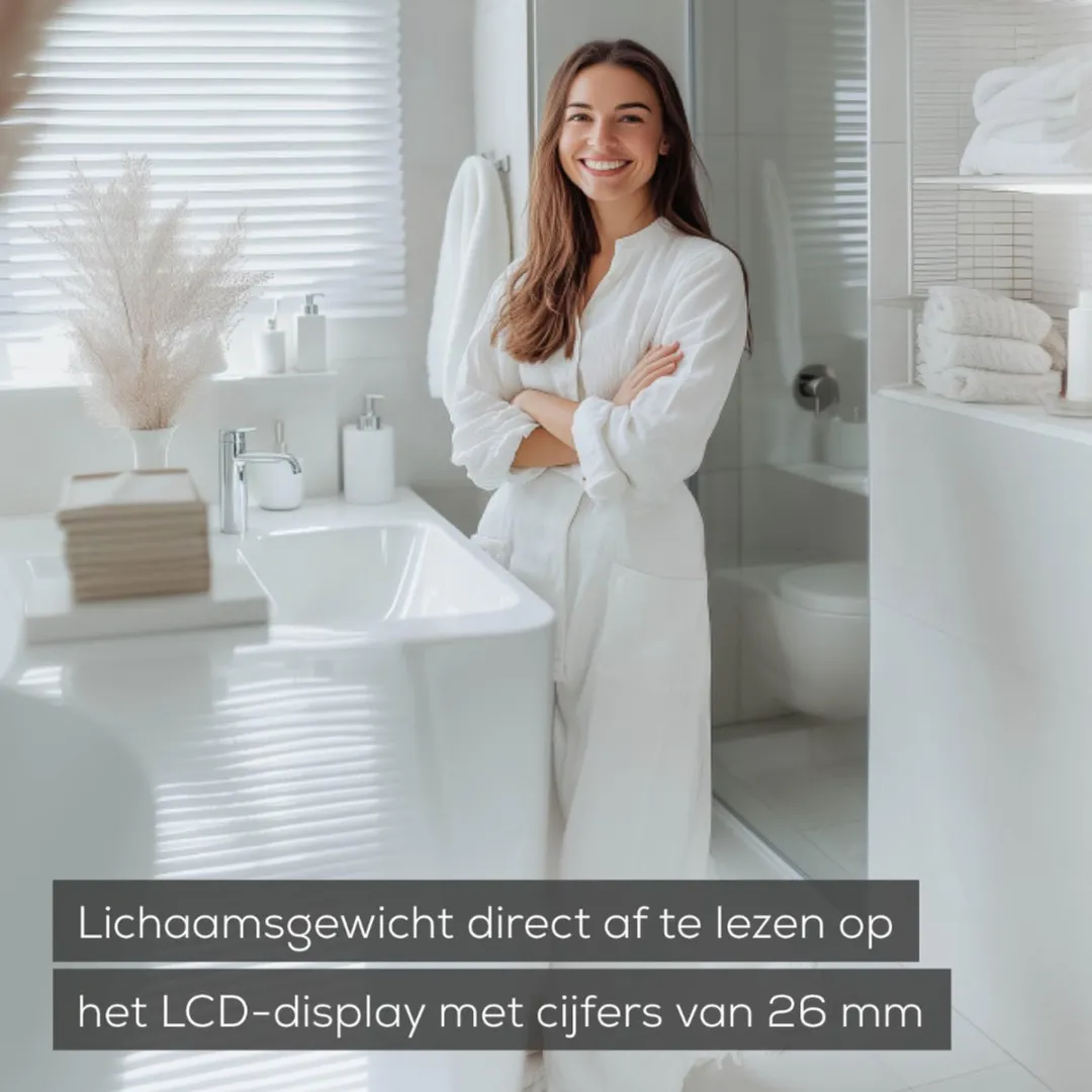 Beurer GS 10 Personenweegschaal - 180 kg - Glitter Grijs