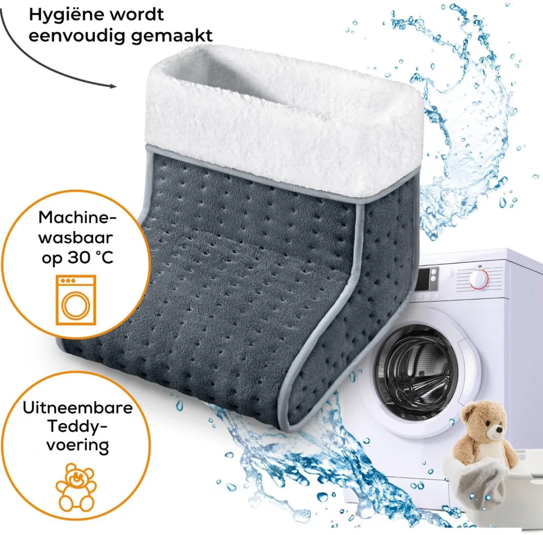 Beurer FW 20 Voetenwarmer 3 Warmtestanden - Maat 47 Grijs