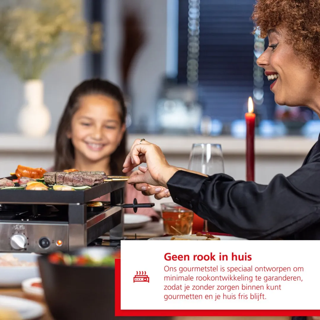 Solis 791 5-in-1 Tafelgrill - 1400W - 8 Personen - Zilver/Zwart