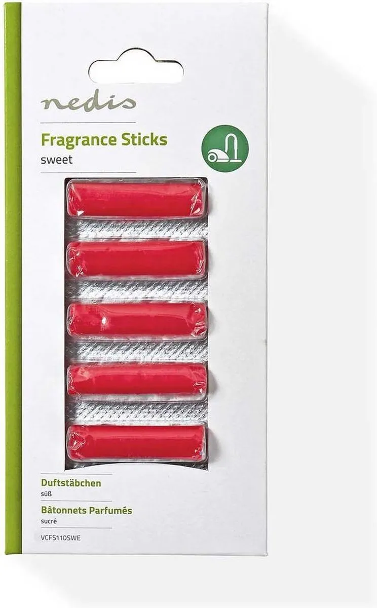 Nedis Geurparels Stofzuiger VCFS110SWE - 5 Stuks - Rood