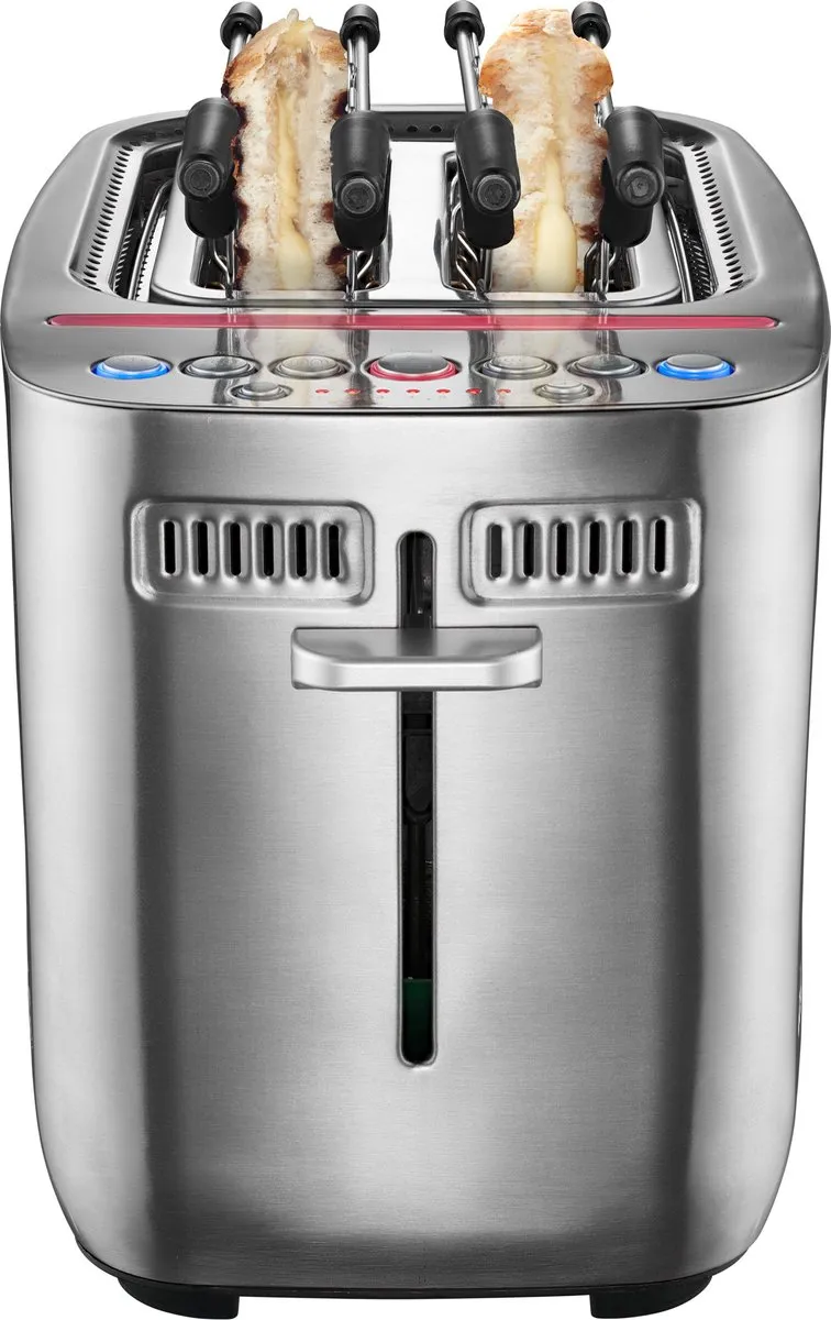 Solis 8003 Sandwich Toaster - 1635W - 2 Stuks - RVS