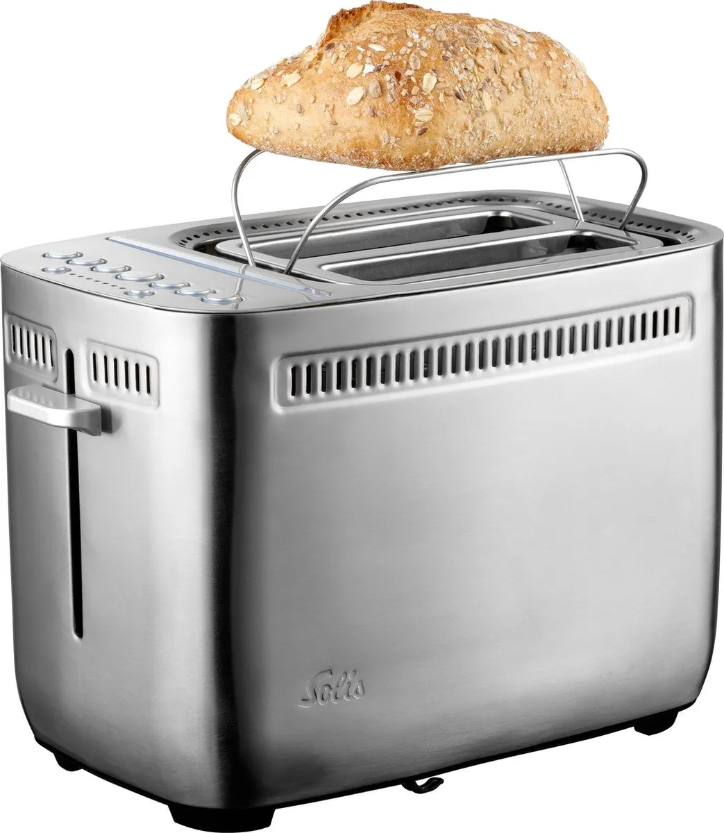 Solis 8003 Sandwich Toaster - 1635W - 2 Stuks - RVS