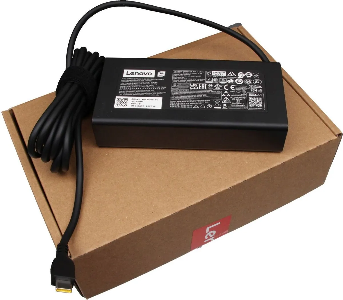 Lenovo 5A11K06364 USB-C Oplader 140W - Zwart