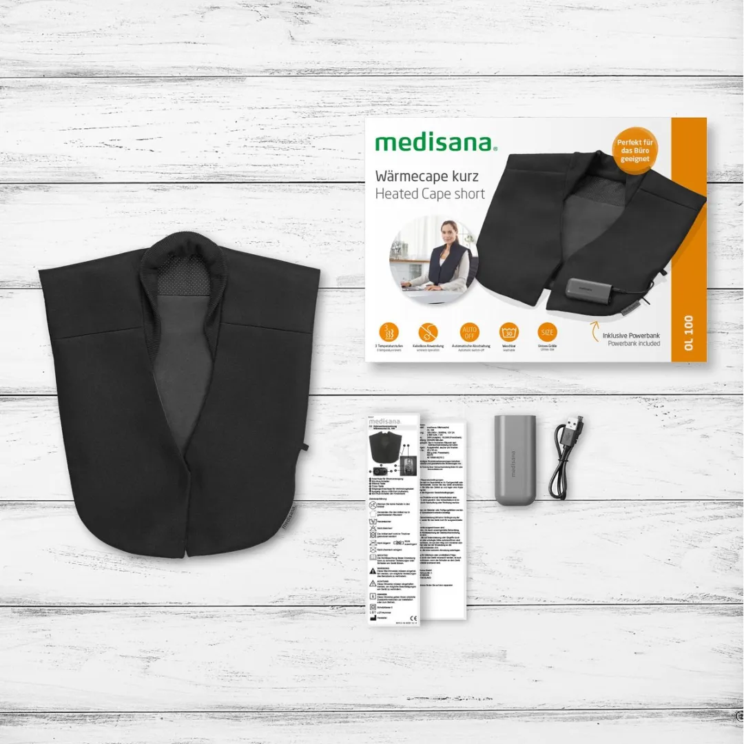 Medisana OL 100 Warmtecape 60270 - 24W - 1 Persoon - Zwart - afbeelding 6 van 6