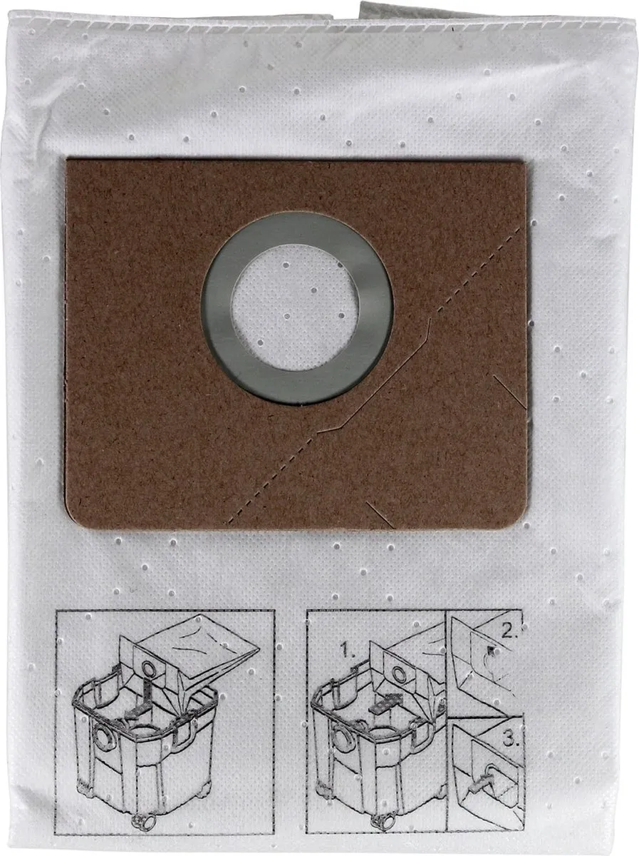 Fein 31345061010 Filterzakken voor Dustex 25 L (5st)