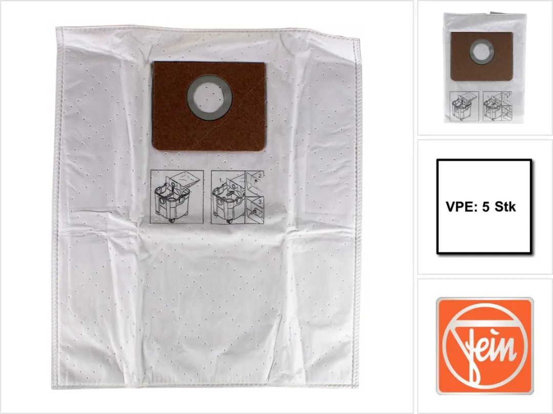 Fein Filterzakken 31345061010 - 5 Stuks - afbeelding 6 van 6