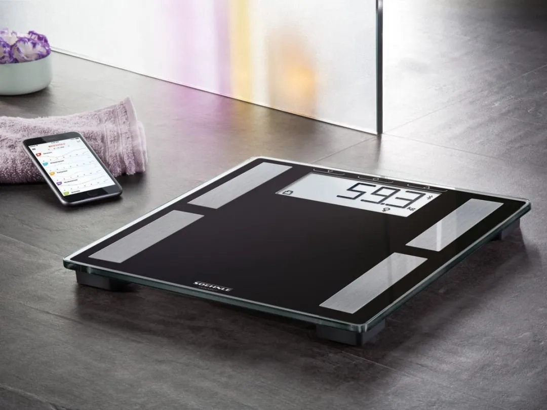 Soehnle Shape Sense Connect 50 Personenweegschaal - 180kg - Zwart